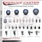 Service Caster 3'' SS Blue Poly Wheel Swivel 1-5/8'' Expanding Stem Caster SCC-SSEX20S314-PPUB-BLUE-158 - alternate 4